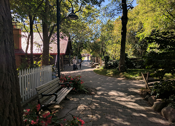 Explore the trails at Riverdale Farm Toronto